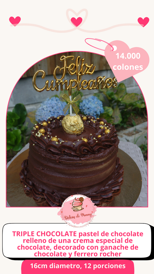 Triple de chocolate