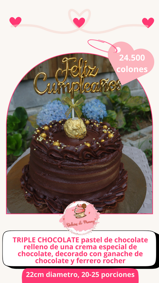 Triple de chocolate
